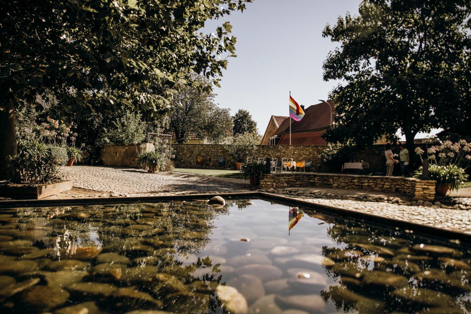 Klosterhof Weingut Boudierkoeller Stetten  Bagian luar foto